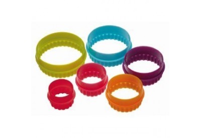 Colour Works Set of 6 Round Cookie Cutters